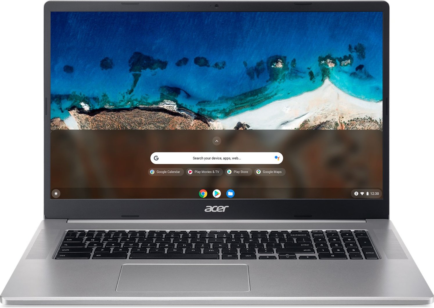 Chromebook 317 (CB317-1H-C3YA) 43,94 cm (17,3") Chromebook sparkly silver