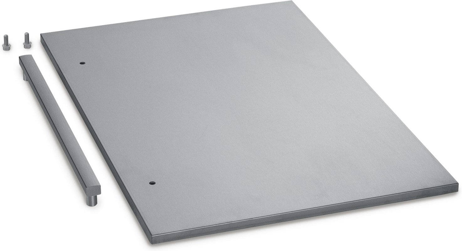 Edelstahlfront 88 cm mit Griff Kühl-/Gefriergeräte-Zubehör