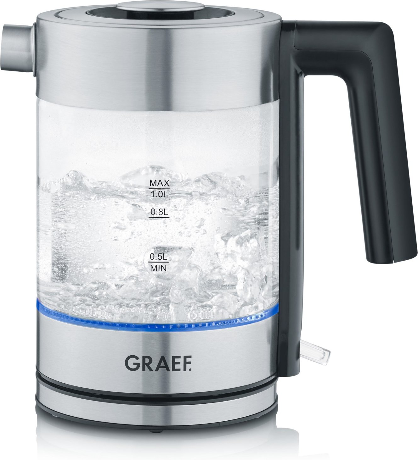 WK 300 Wasserkocher transparent/edelstahl