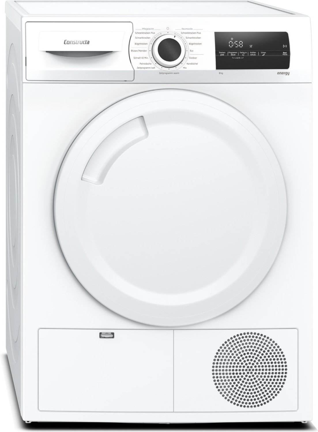 CWK3R204 Wärmepumpentrockner weiß