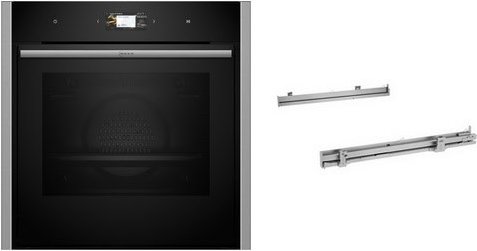 BMK6430CS Einbaubackofen-Set bestehend aus B64CS31N0 + Z1608BX0 edelstahl
