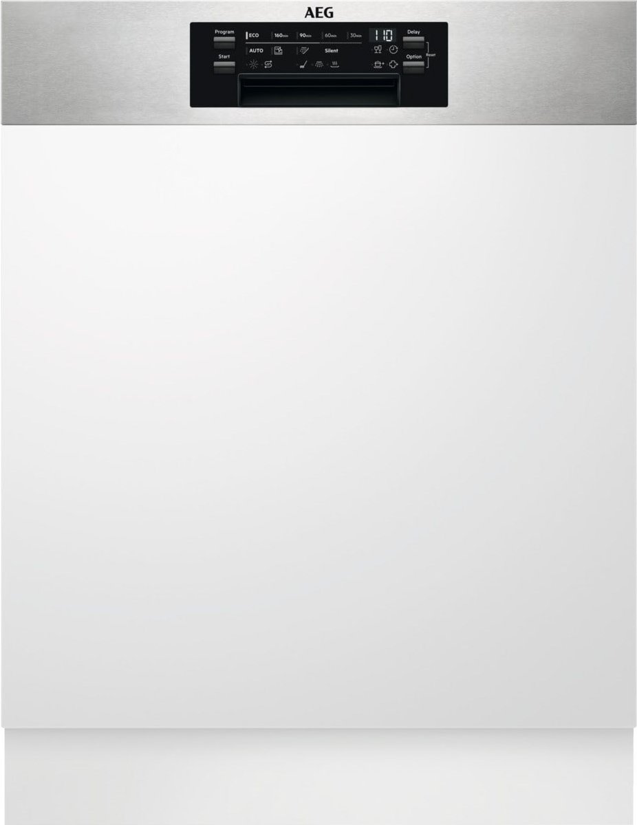 Favorit FES7674XPM teilintegrierbarer 60 cm Geschirrspüler edelstahl/cleansteel