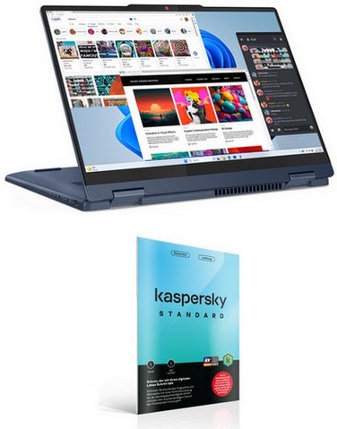 IdeaPad 5 14IRH9 (83KX006HGE) 35,56 cm (14") 2 in 1 Convertible-Notebook cosmic blue inkl. Standard ENV (Attach)