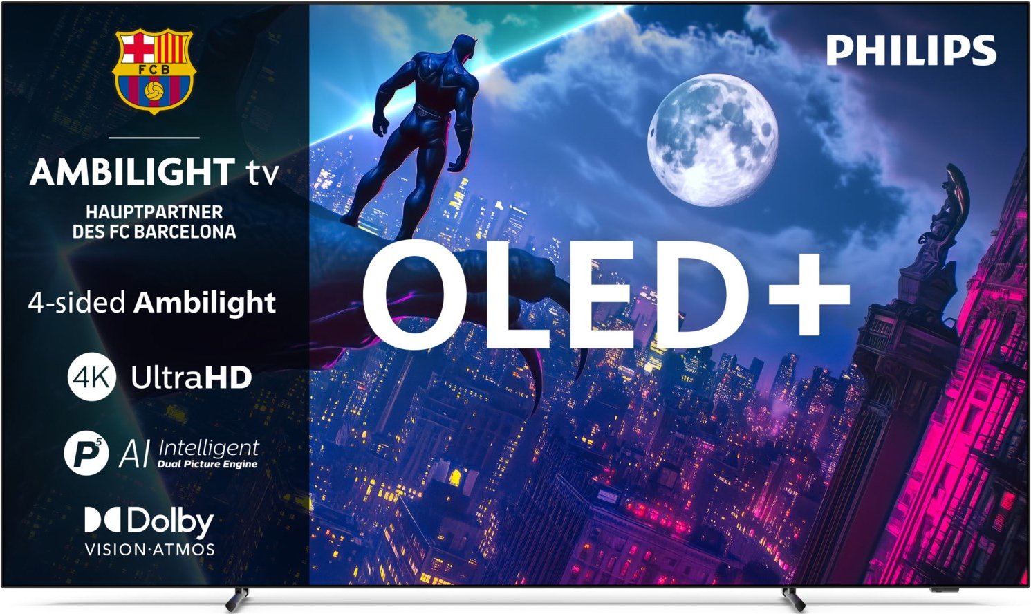 65OLED950/12 164 cm (65") OLED+ Ambilight TV metall