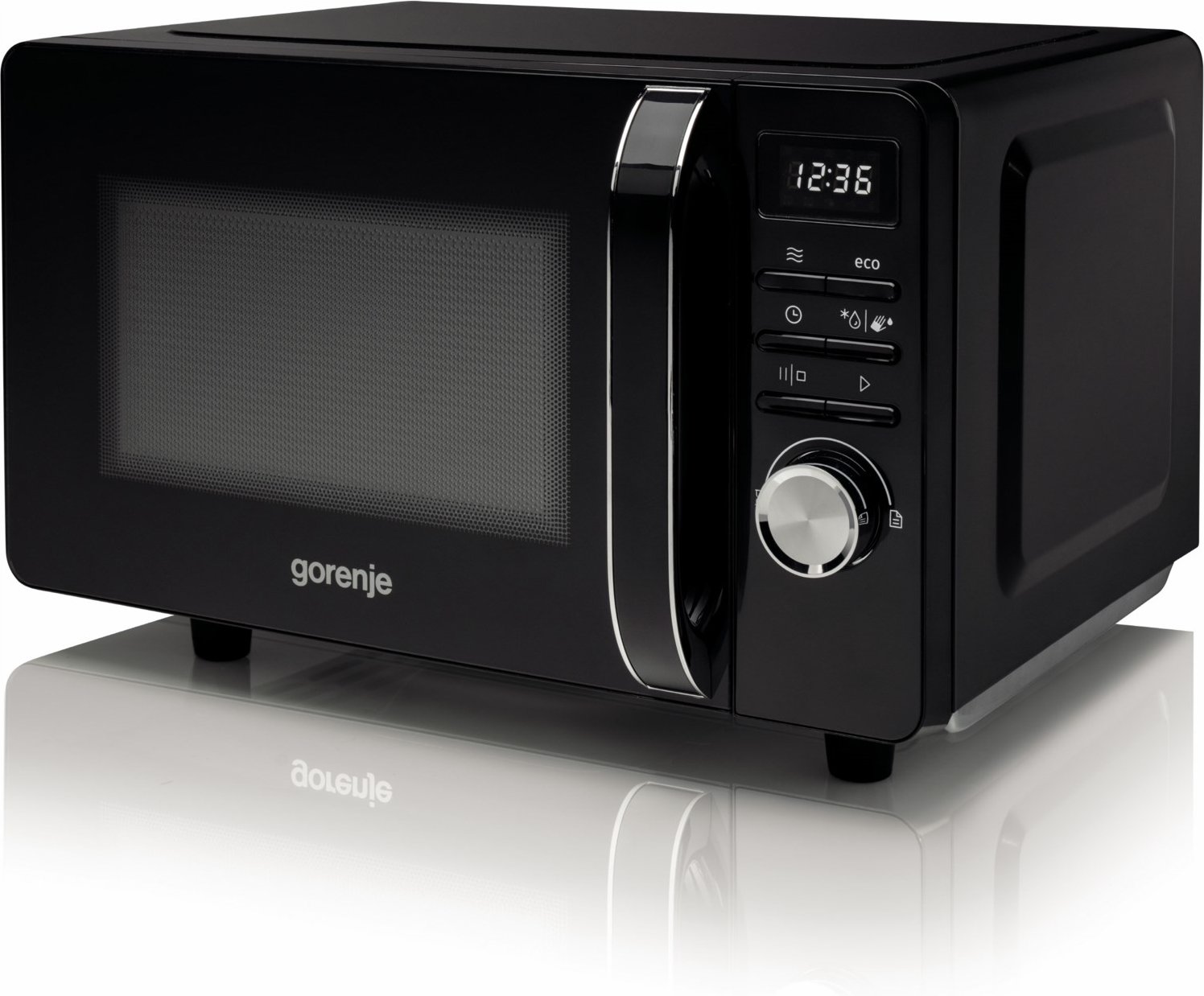 MO20S4BC Stand-Solo-Mikrowelle schwarz