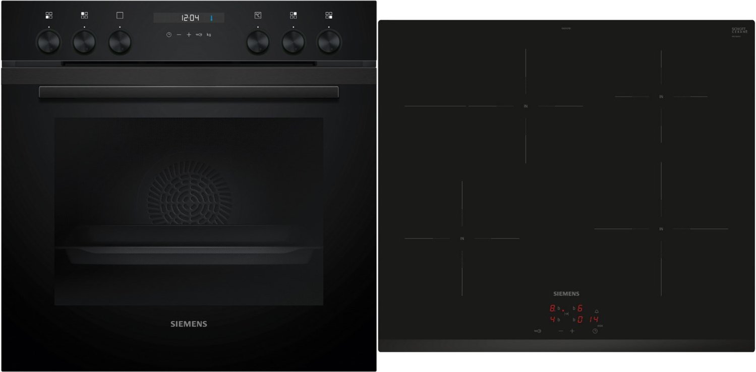 EQ522IAAB Herdset mit Induktionskochfeld bestehend aus HE217GBB4 + EI631CFB1E