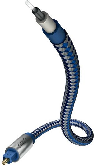 Premium Optokabel (3,0m) Lichtleiterkabel blau/silber