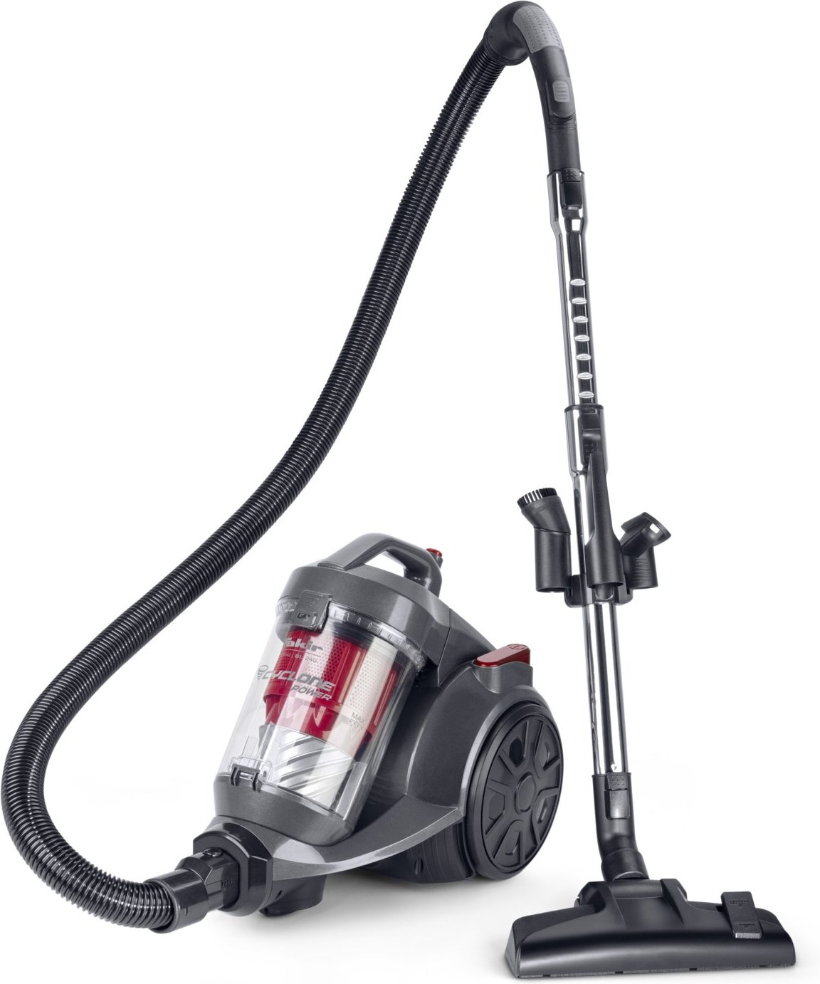 Trend BL 240 Beutelloser Bodenstaubsauger anthrazit/rot