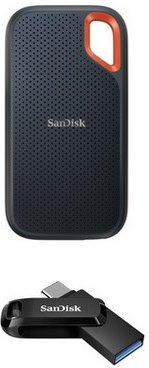 Extreme Portable SSD V2 (1TB) Extern inkl. Ultra Dual Drive Go Type-C (64GB)