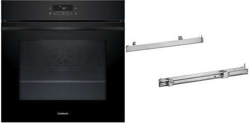 CX53EZ01T Einbaubackofen bestehend aus CF4M28063 + CZ11TI15X0 schwarz