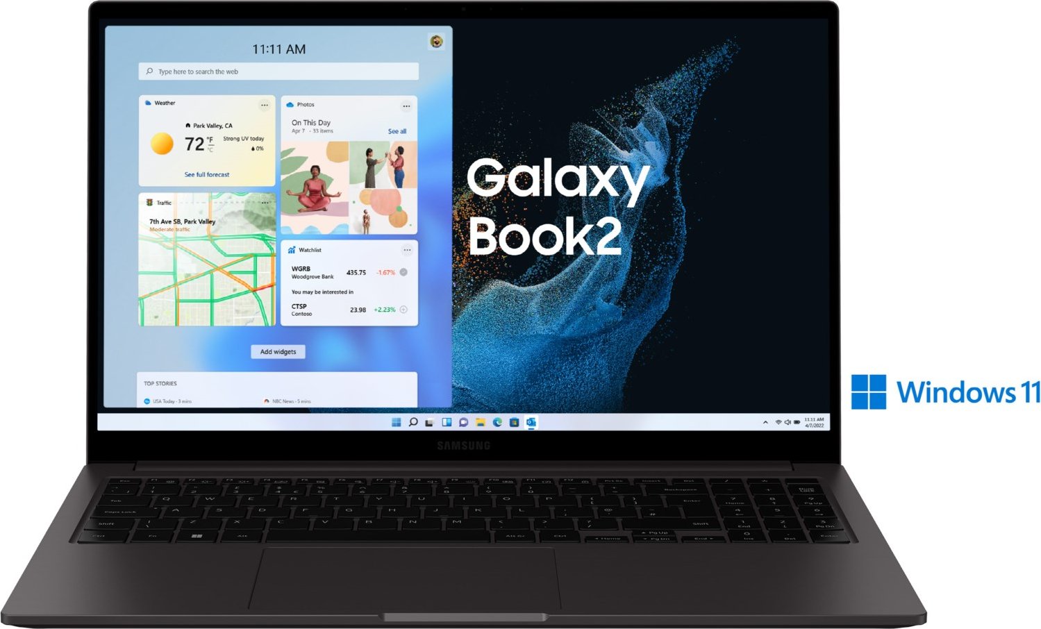 Galaxy Book2 (NP750XED-KB1DE) 39,6 cm (15,6") Notebook graphite, 8 GB RAM, 256 GB SSD, Intel Core i3 Prozessor, Windows ...