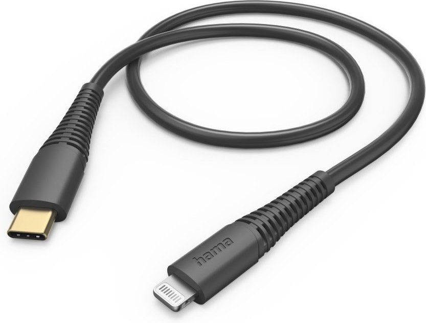 Ladekabel USB-C>Lightning (1,5m) schwarz