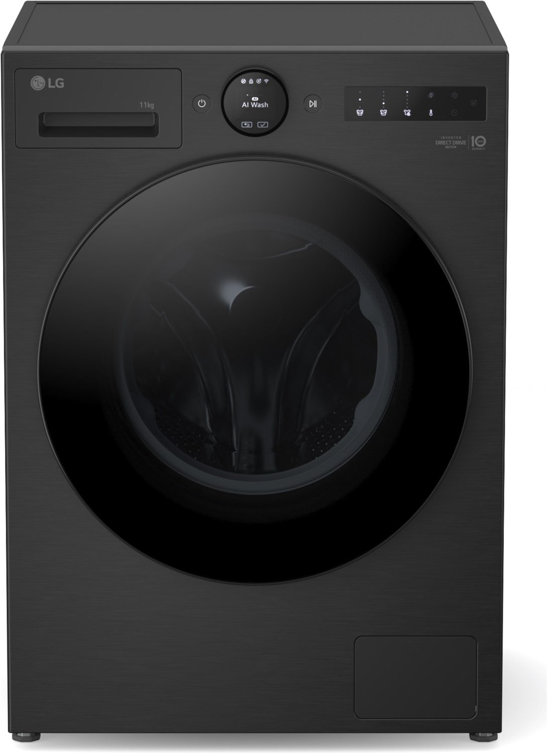 F4WX801YB Stand-Waschmaschine-Frontlader schwarz