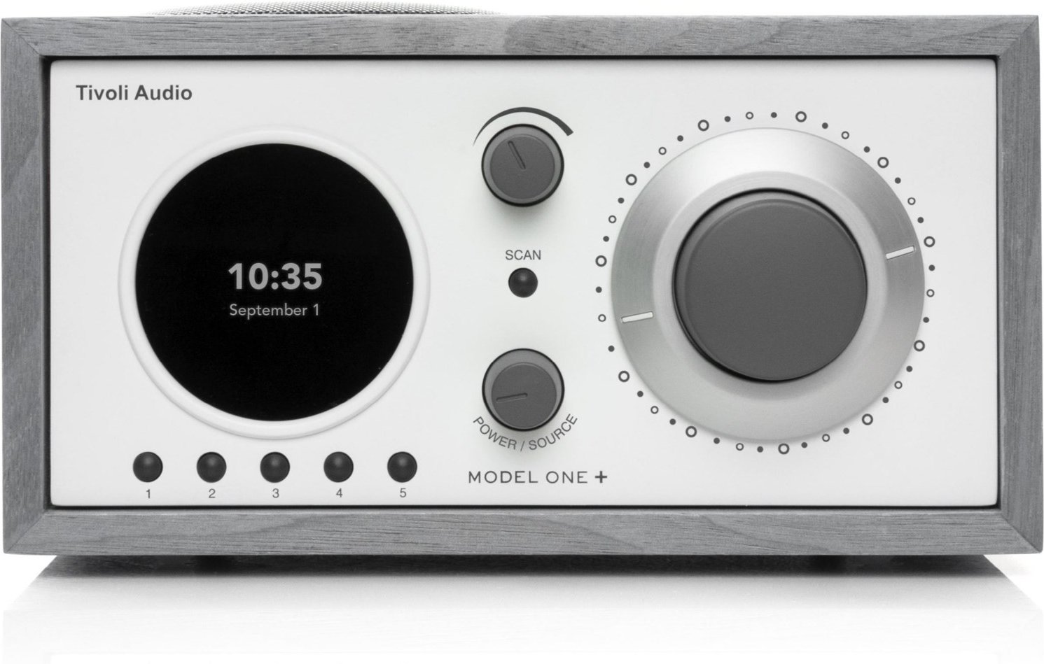 Model One+ Heimradio grau/weiß