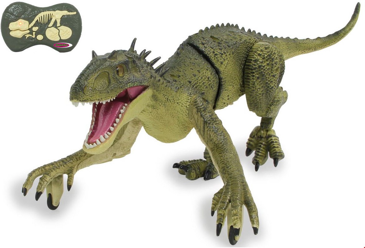 Dinosaurier Exoraptor RC Tiere grün