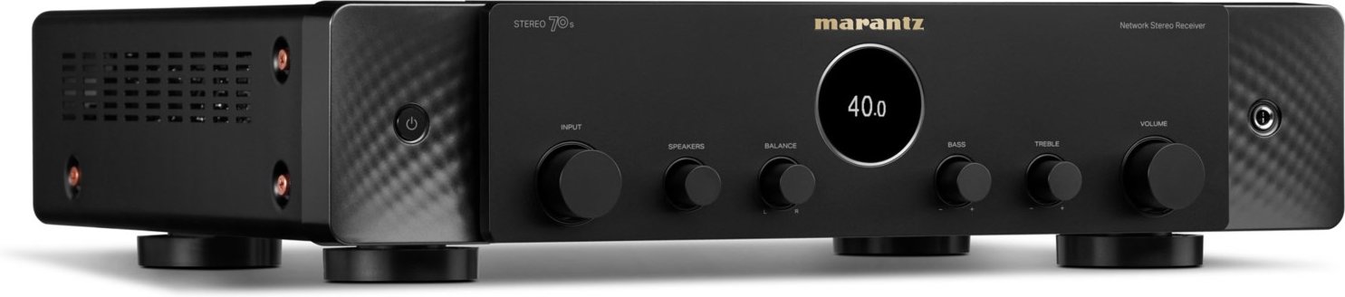 Stereo 70s Netzwerk-Receiver schwarz