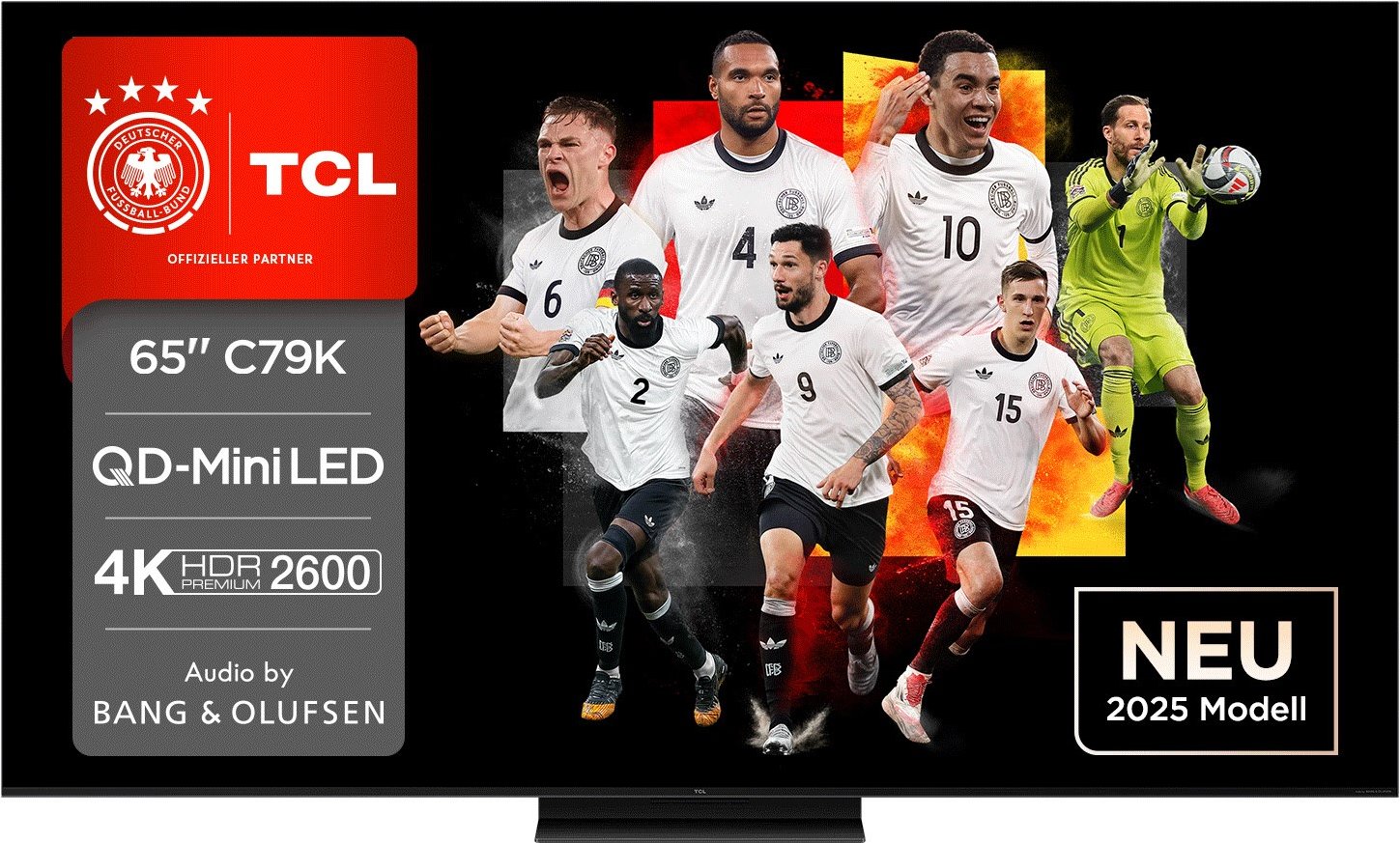 65C79K 164 cm (65") QD-Mini LED-TV brushed metal