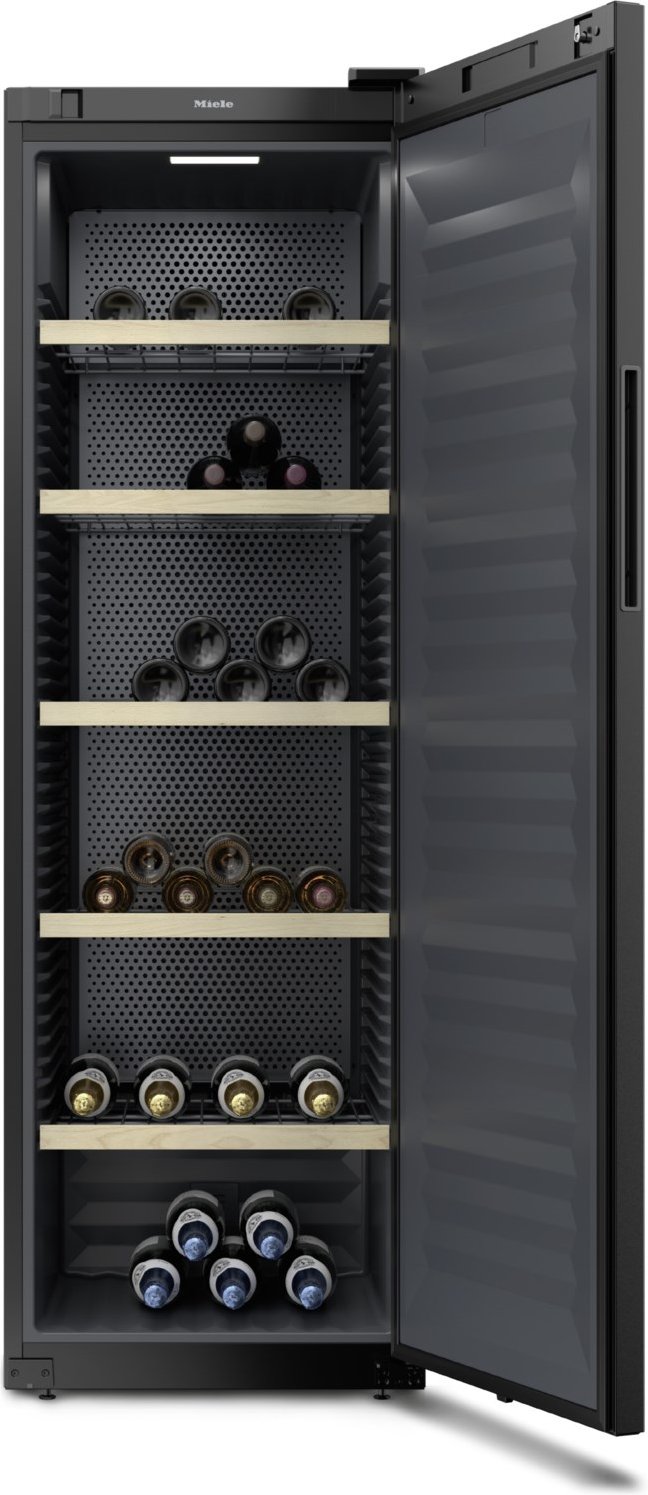 KWT 4584 E Weintemperierschrank schwarz