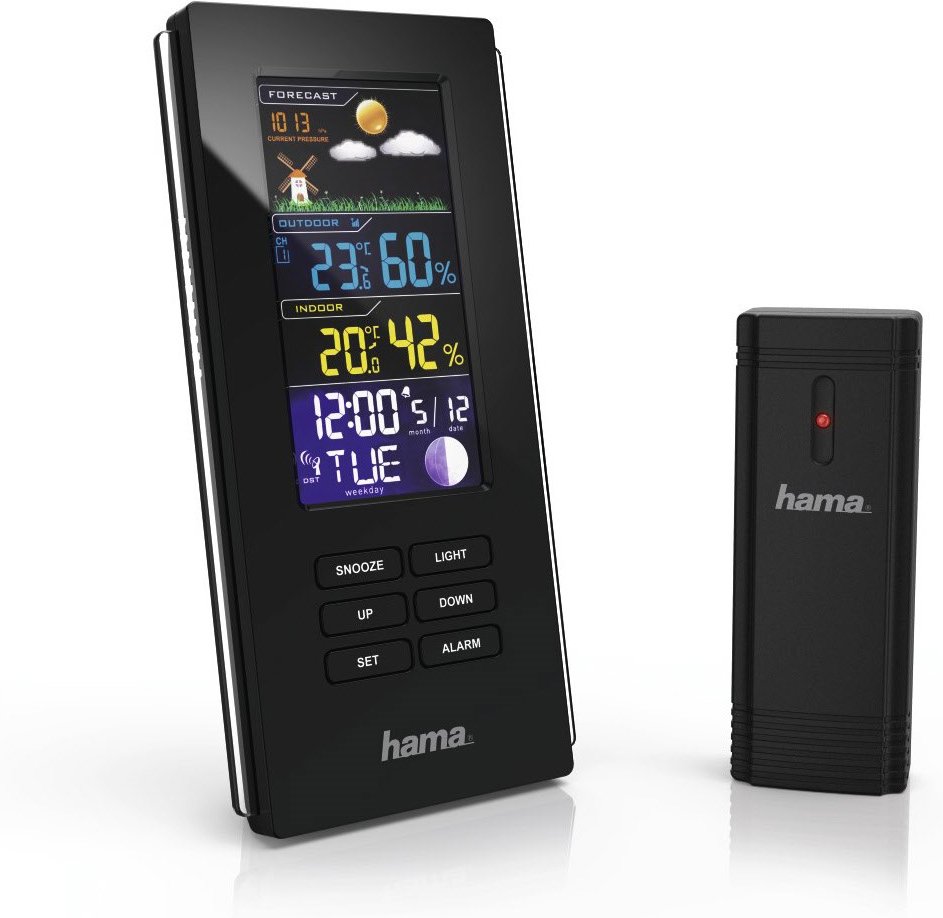 Color Edge Wetterstation schwarz