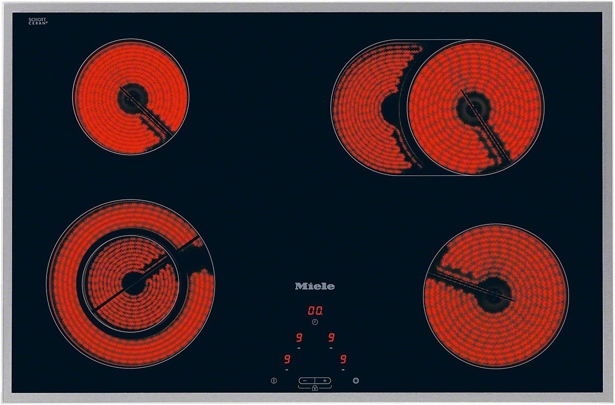 KM 5617 Autark-Glaskeramikfeld edelstahl