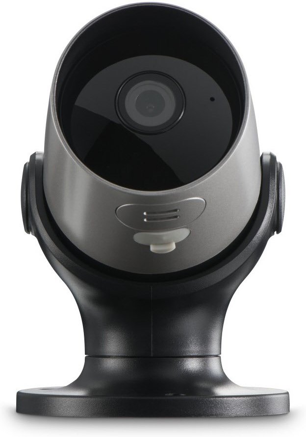 WLAN-Kamera Outdoor-Überwachungskamera schwarz