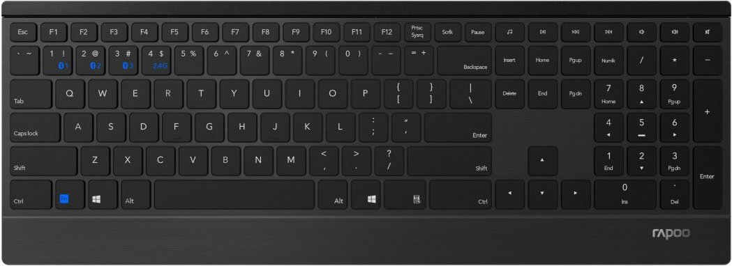 E9500M Kabellose Tastatur schwarz