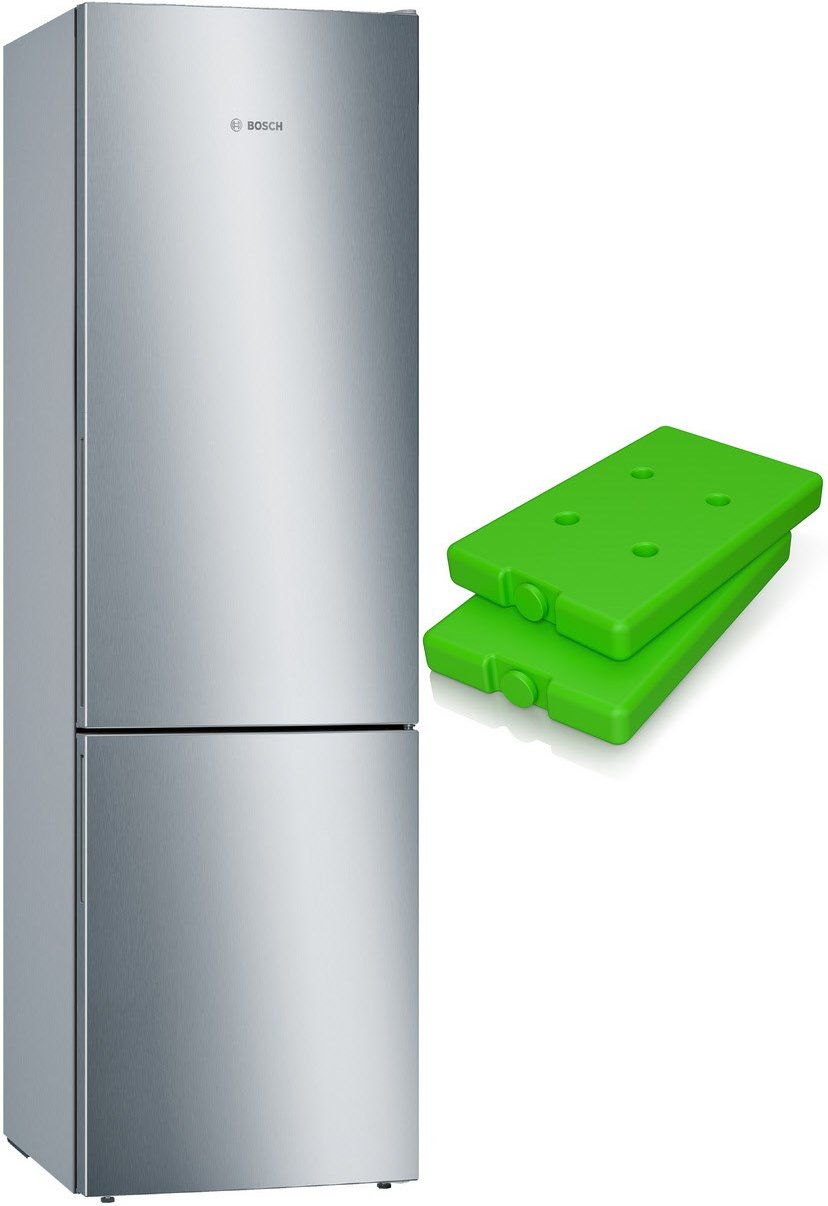 MKK69GSLCA Kühl-/Gefrierkombination bestehend aus KGE39ALCA + GSZ10010 edelstahl-Look