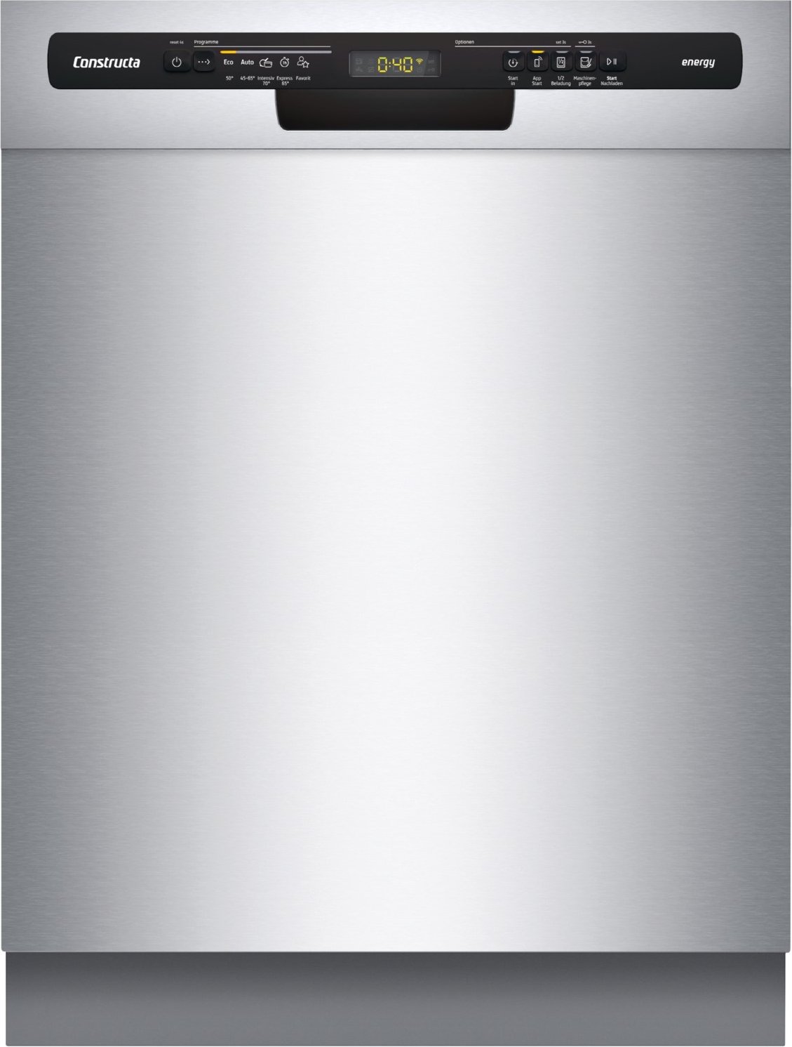 CG5US01HTD Unterbau-Geschirrspüler 60 cm gebürsteter Stahl