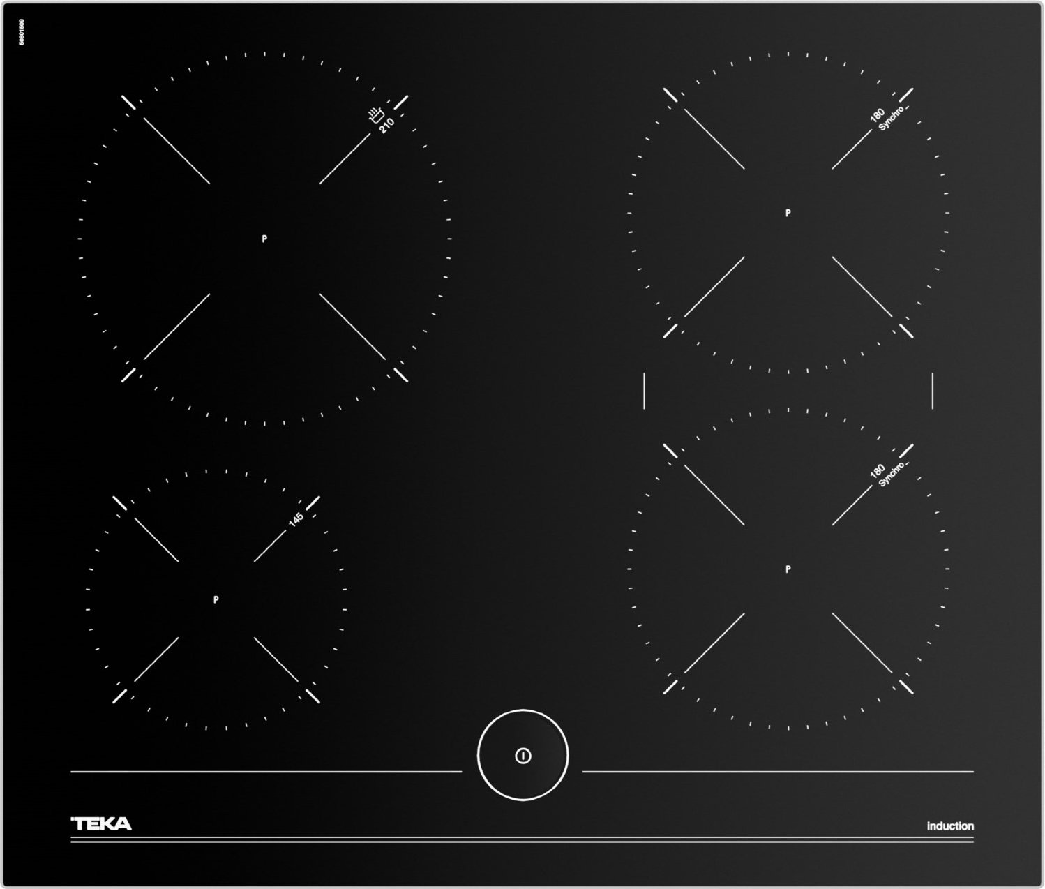 IKNOB IT 6450 Autark-Induktionskochfeld edelstahl