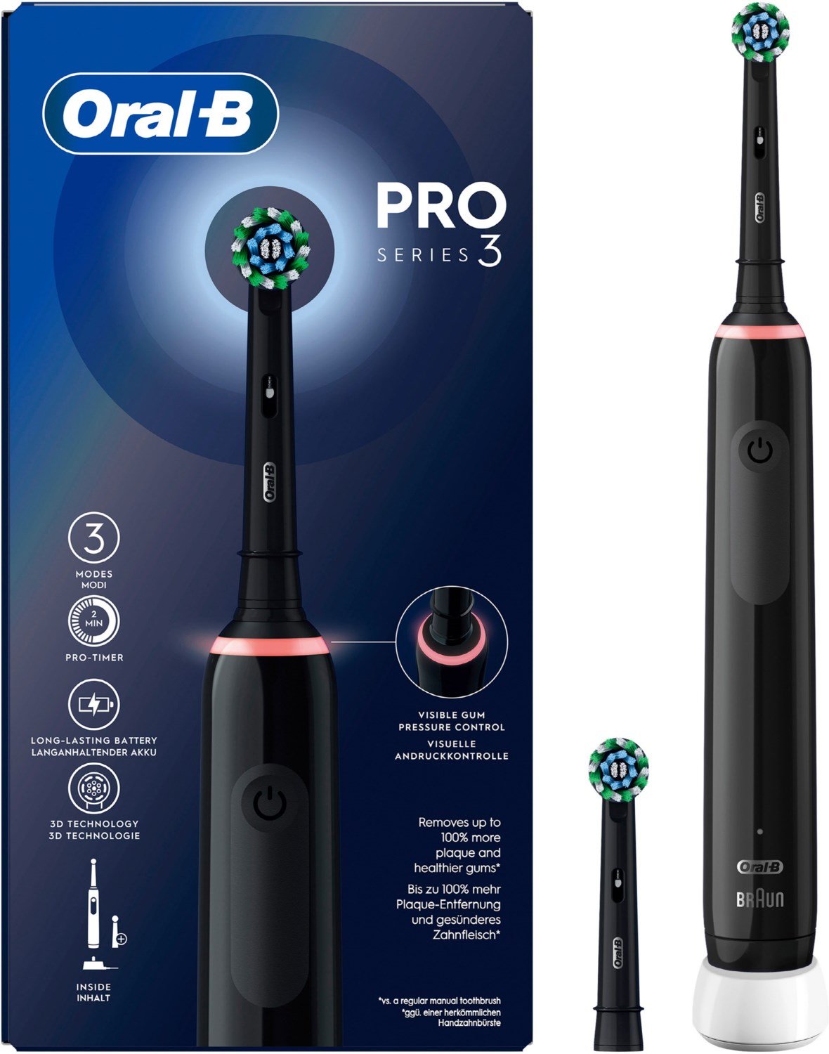 Pro 3 3000 Cross Action Elektrische Zahnbürste