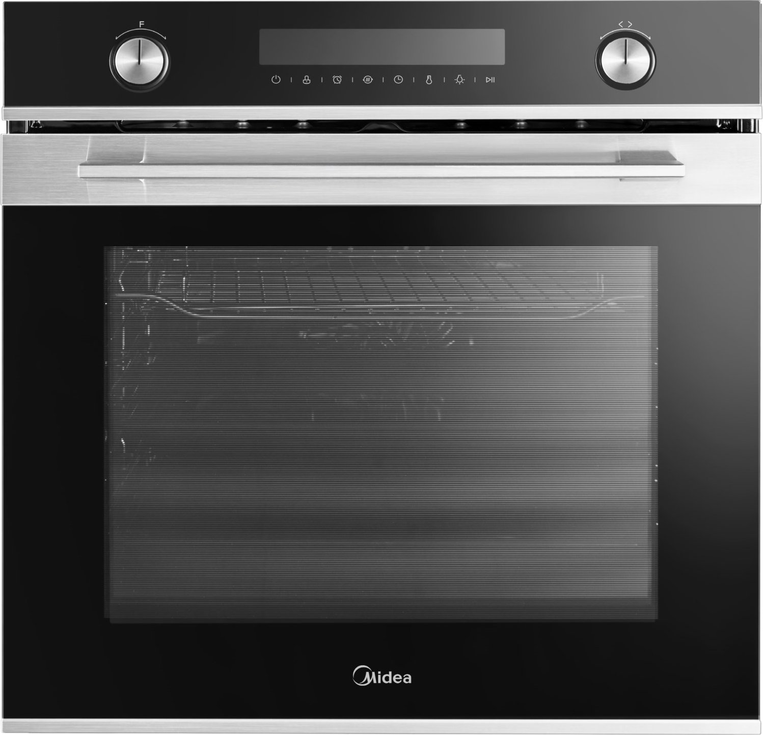 7NM30E0IX Einbaubackofen schwarz/edelstahl