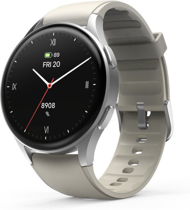 8900 (1.3") Smartwatch silber/beige