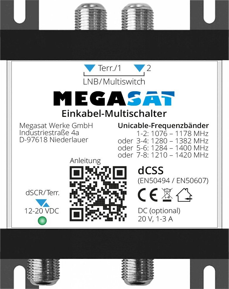 Einkabel-Multischalter