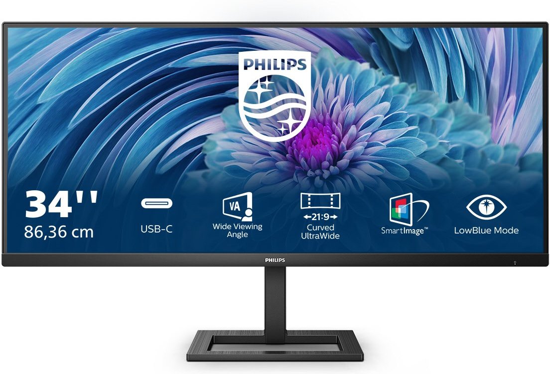 346E2LAE/00 86 cm (34") TFT-Monitor mit LED-Technik schwarz
