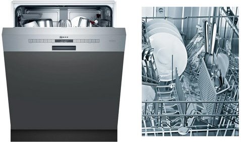 GIMK20 Integrierbarer 60 cm Geschirrspüler edelstahl