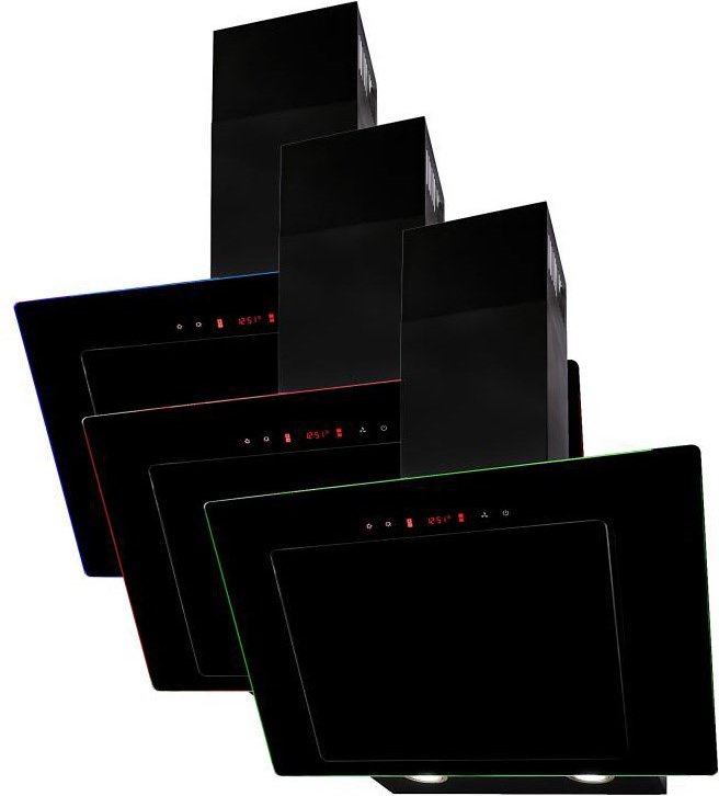 KFD 607-2 L Kopffrei-Dunstabzugshaube schwarz