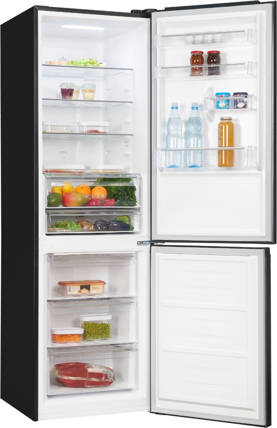 KGC350-105-NF-040C Kühl-/Gefrierkombination inoxlook-dunkel