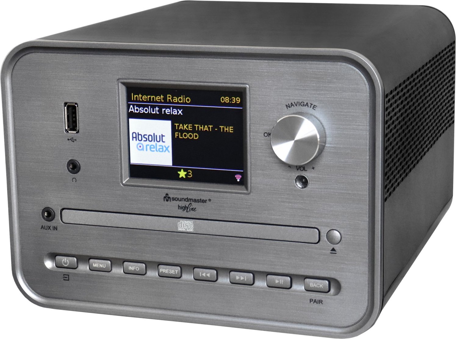 ICD1050SW Internetradio schwarz