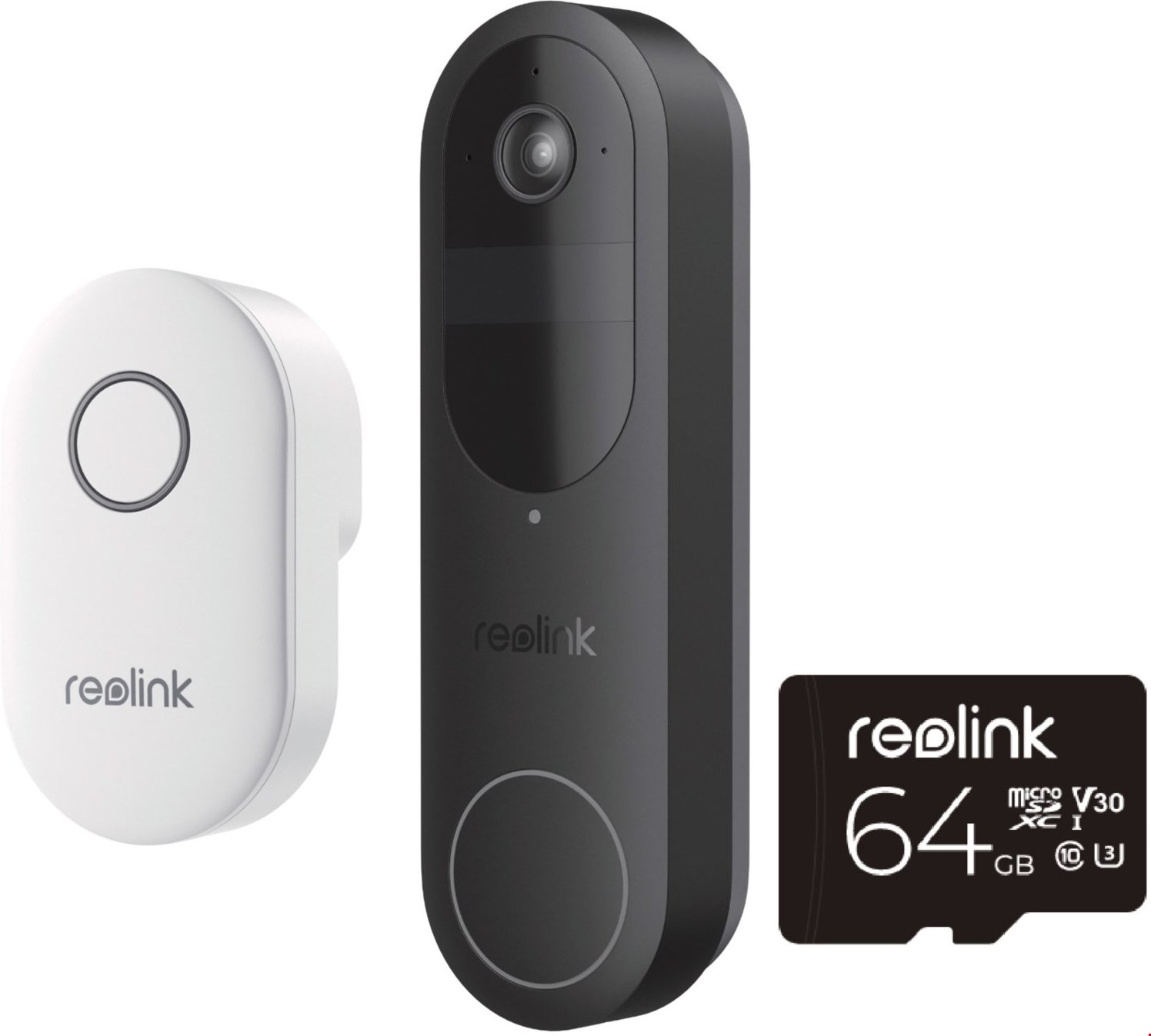 D340B Video-Türklingel-Set mit Klingel und 64GB SD Karte