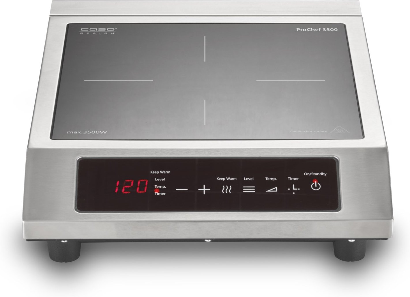 ProChef 3500 Induktionskochplatte edelstahl