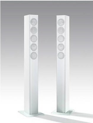 Re:sound G elegance /Stück Stand-Lautsprecher weiß/weiß