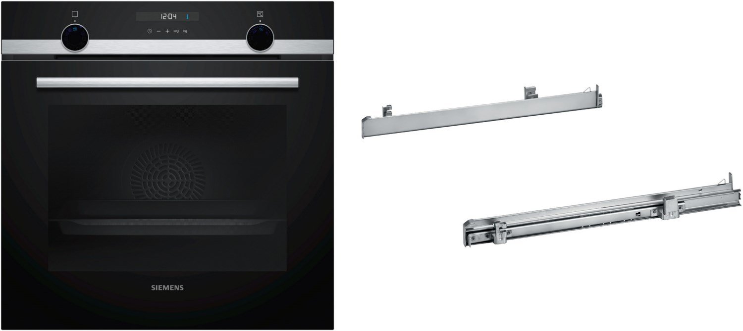 EQ517ABSHB Einbaubackofen bestehend aus HB517ABS0 + HZ538000 edelstahl