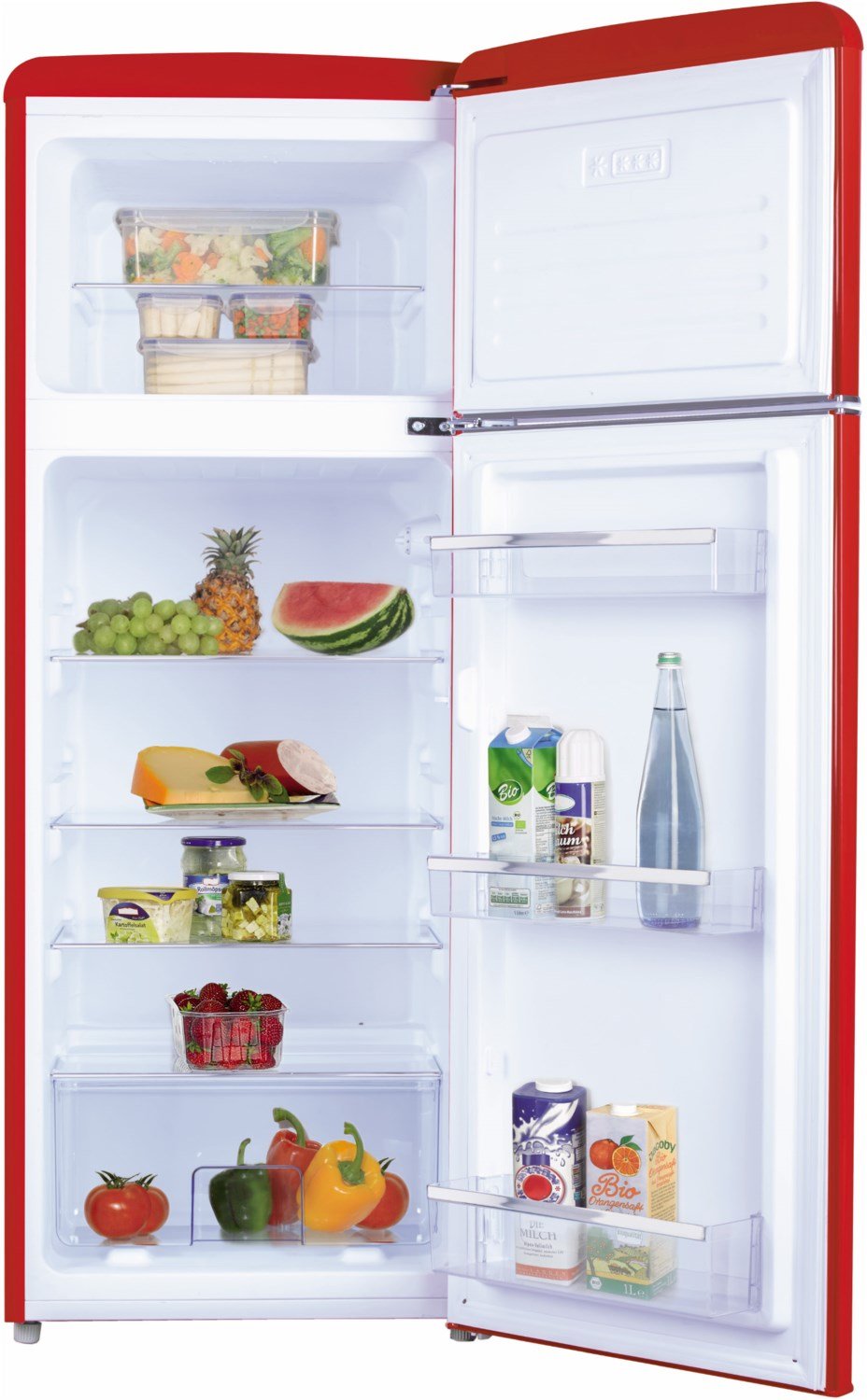 KGC 15630 R Standkühlschrank mit Gefrierraum rot