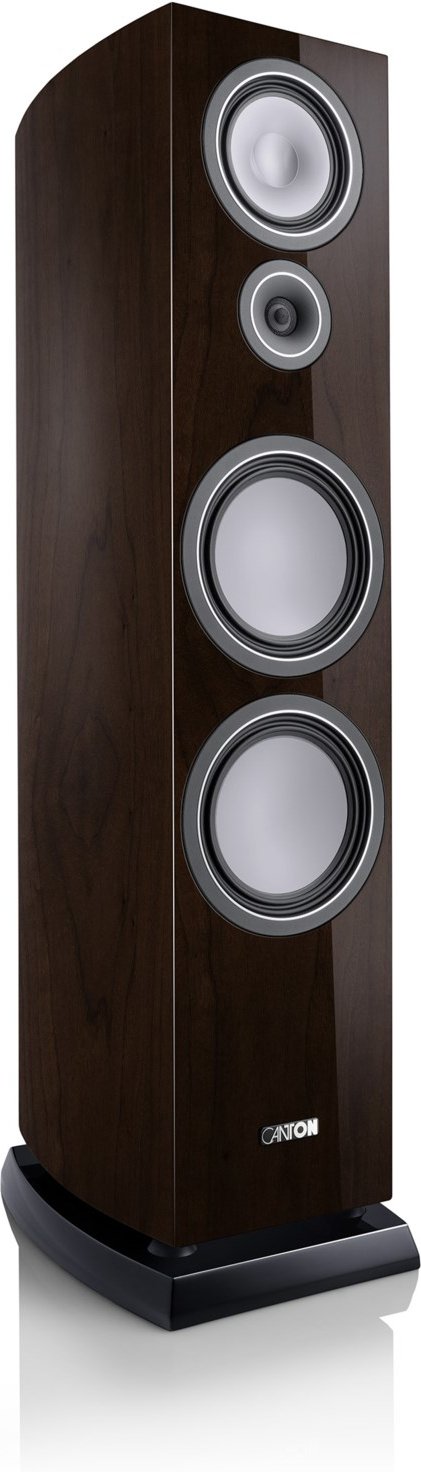 Vento 100 /Stück Stand-Lautsprecher hochglanz nussbaum dunkel