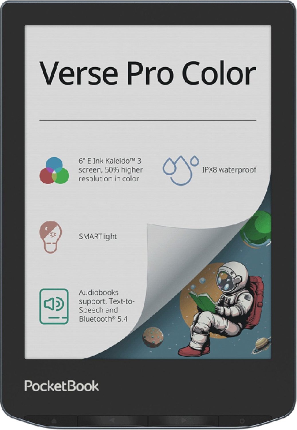 Verse Pro Color E-Book Reader stormy sea