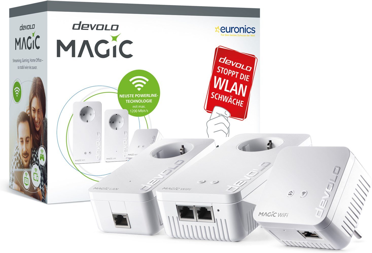 Magic 1200+ WiFi Multiroom Kit Power WLAN