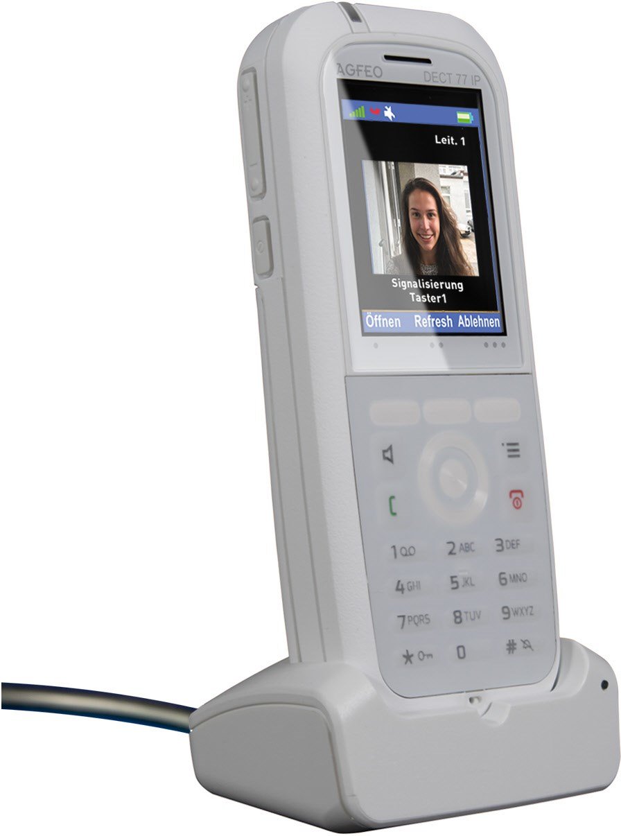 DECT 77 IP Schnurloses IP-Telefon weiß