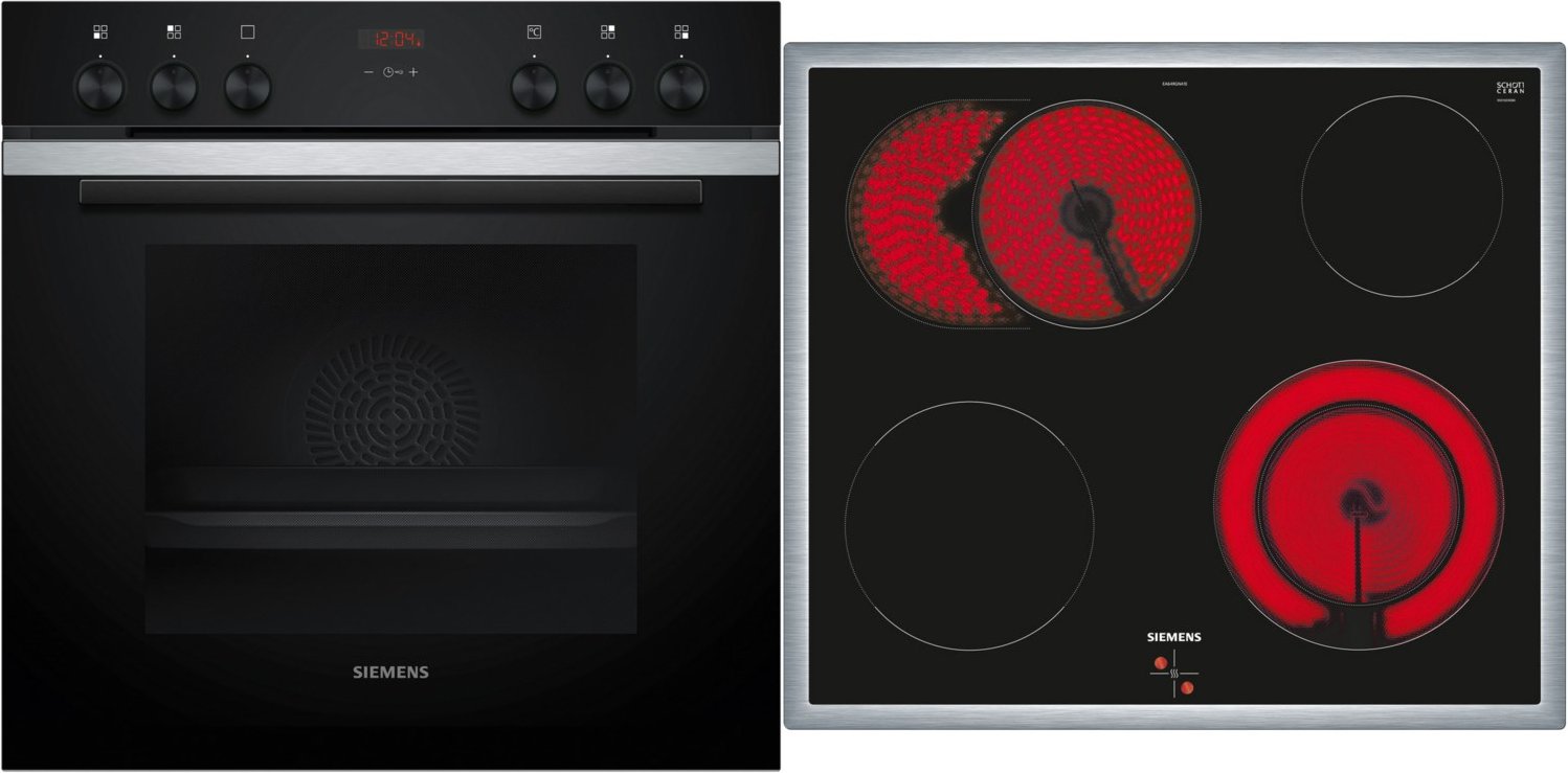 EQ211KA11 Herdset bestehend aus HE213ABS3 + EA64RGNA1E edelstahl + edelstahl