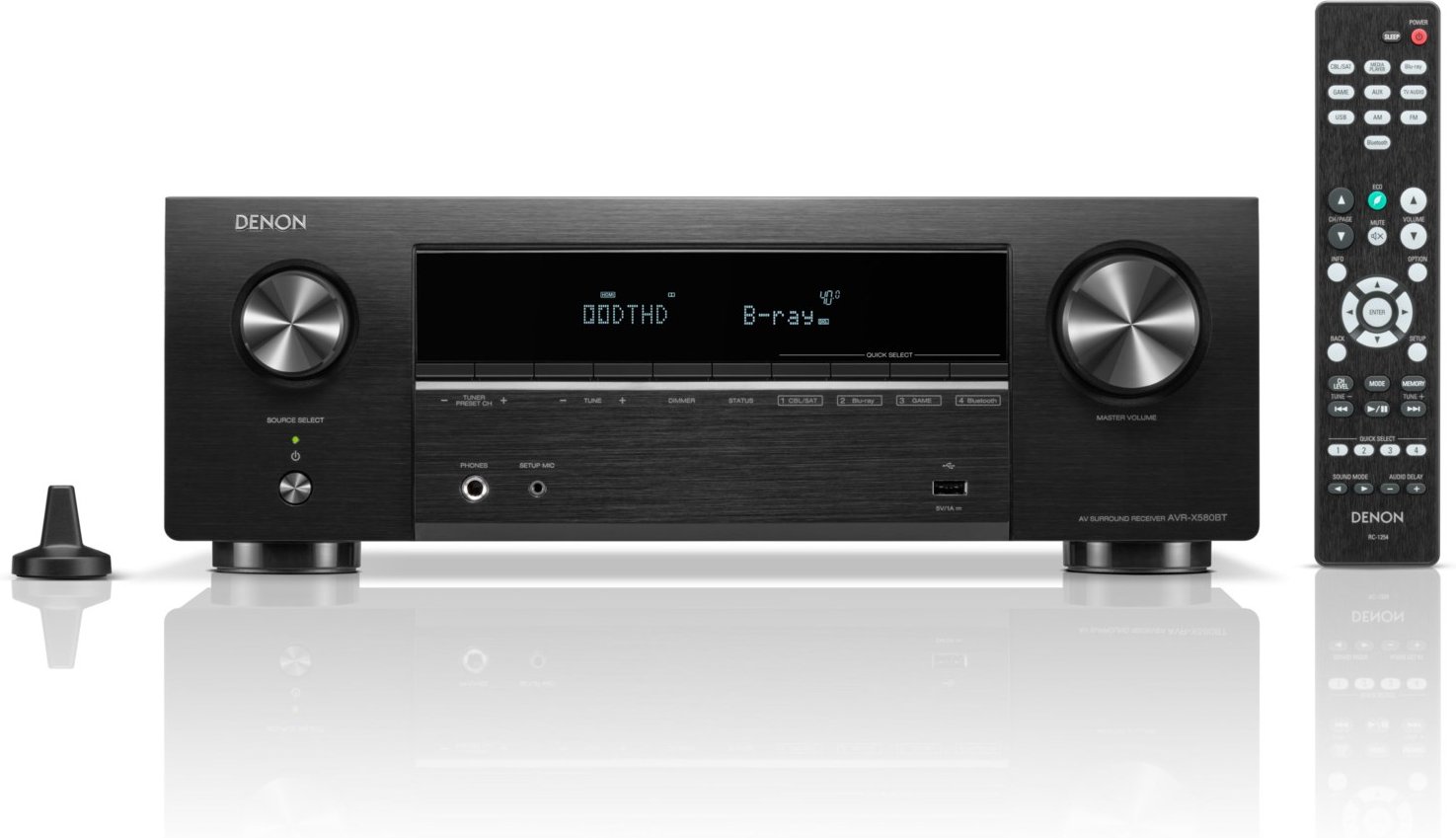 AVR-X580BT Klang Effekt Receiver schwarz