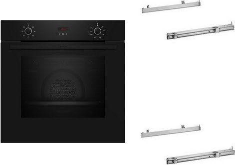 BMK120K Einbaubackofen bestehend aus B1CCC0AK3+Z11TI15X0+Z11TI15X0 schwarz